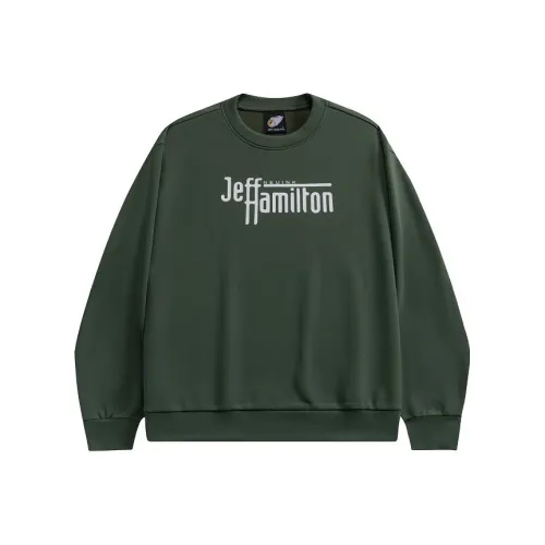 JEFF HAMILTON Зеленый Унисекс Свитшоты