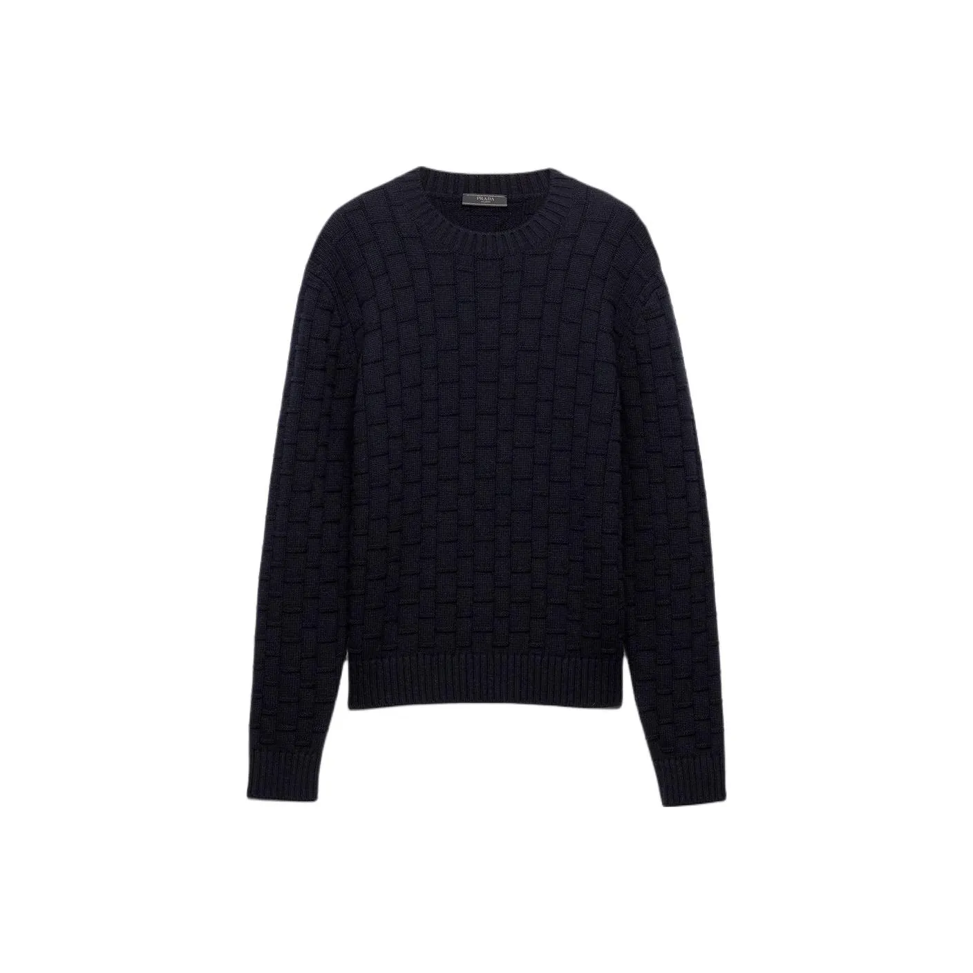 PRADA Crewneck Ribbed Knit Jumper