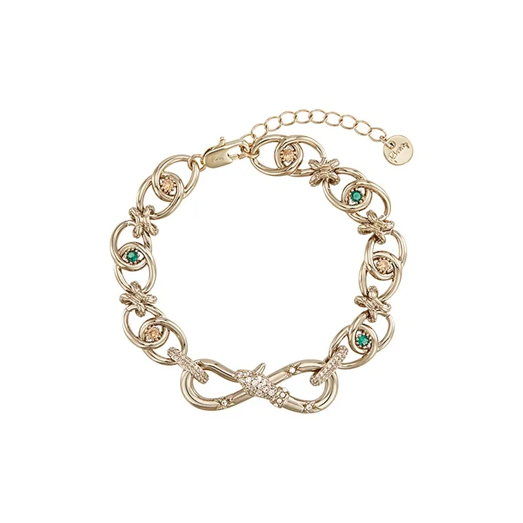 RiotLILY Fashion Elegant Коммутирование Модный Sweet Style Soft Аксессуар Винтаж Золотой Браслеты Женские