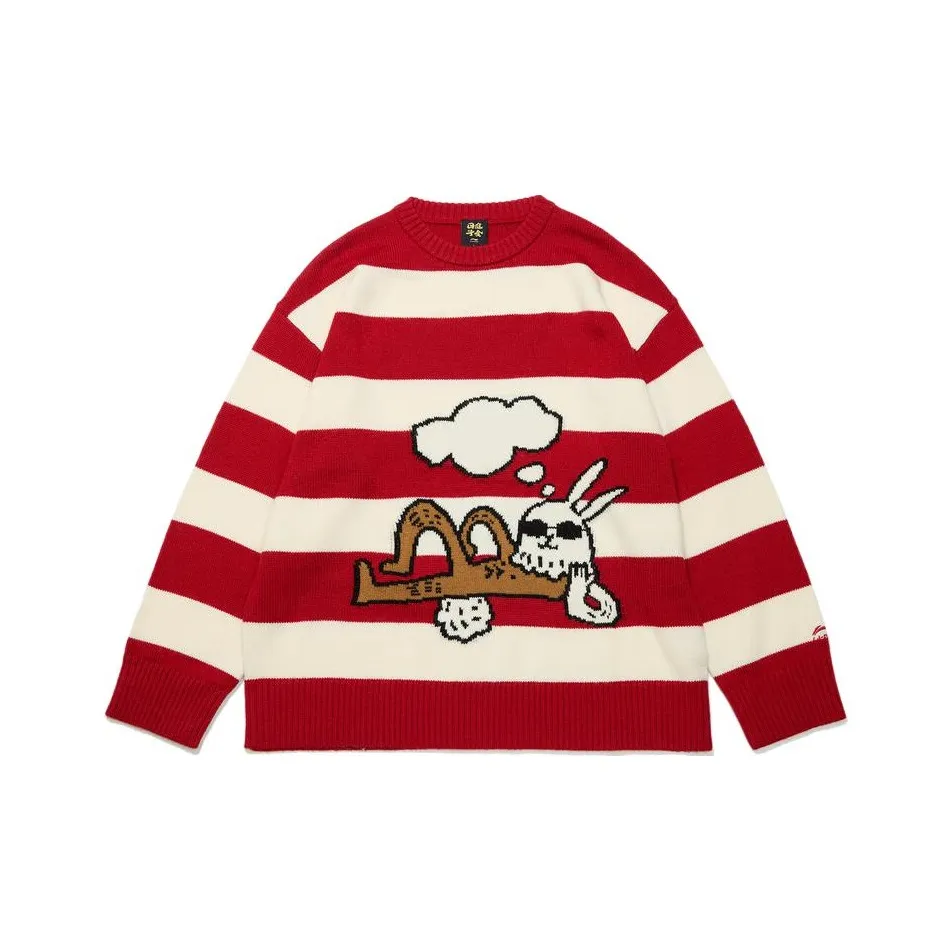 LINING Sports Trend Series Sweaters Unisex Red