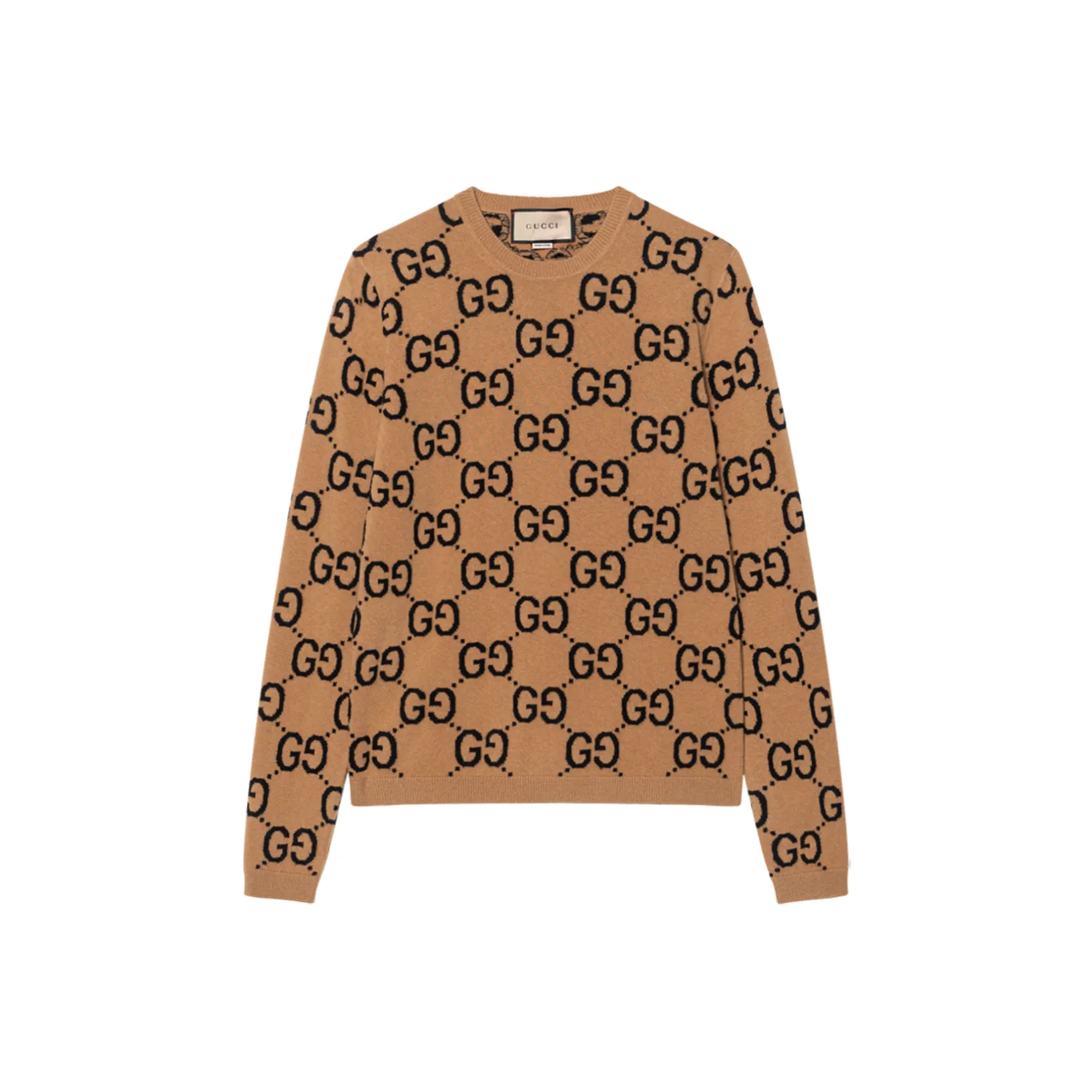 GUCCI Gg Wool Jacquard Crewneck Jumper