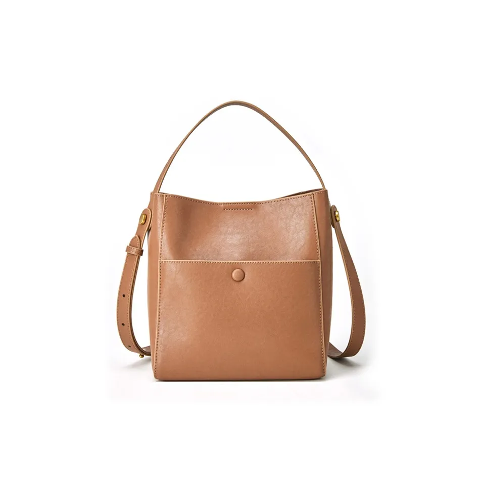 BOSTANTEN Сумка через плечо из коровьей кожи женская золотисто-коричневая