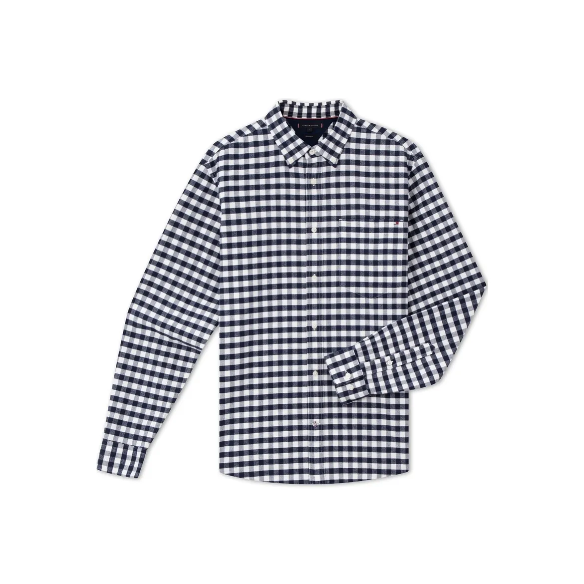 Tommy Hilfiger Shirt Men's Blue White Plaid