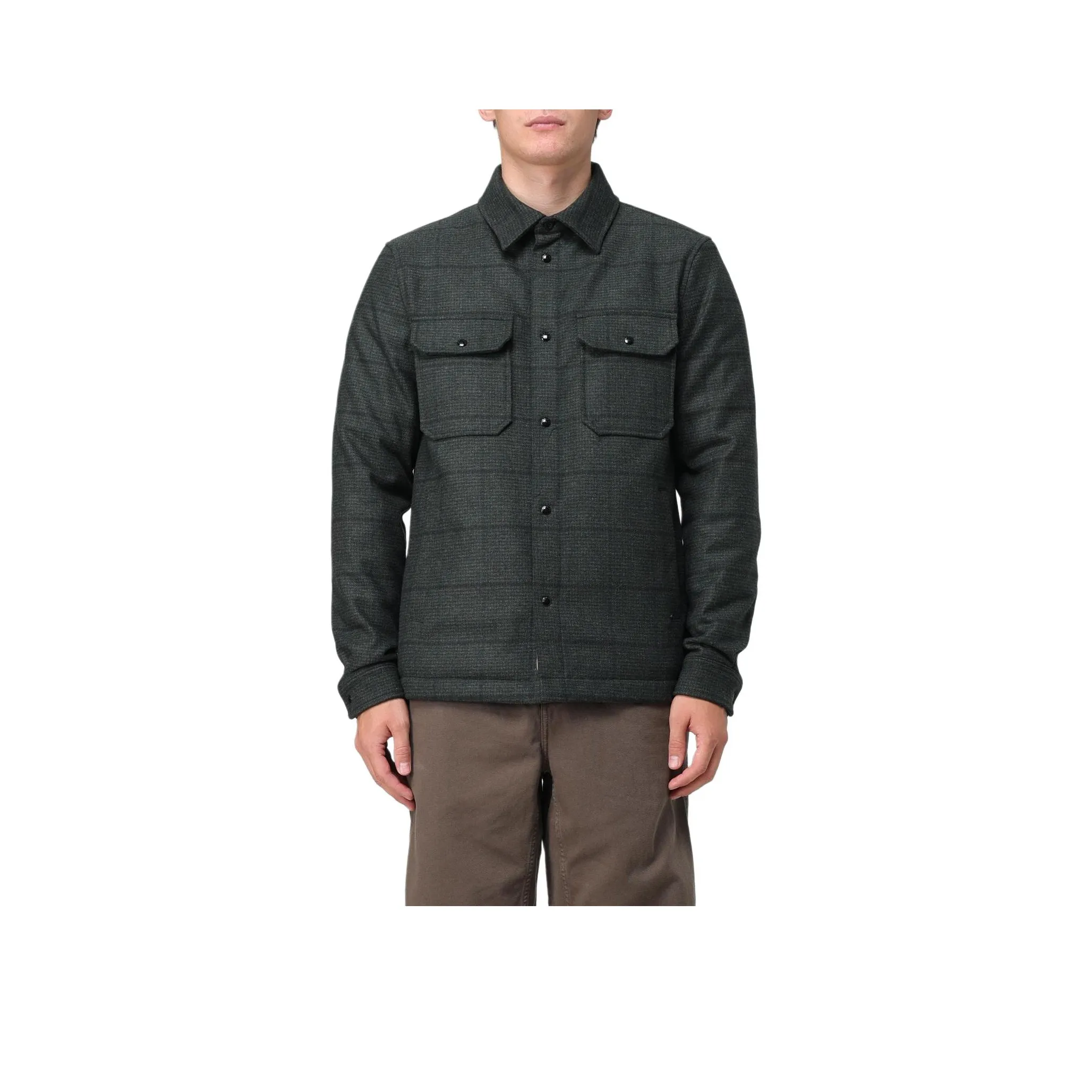 WOOLRICH Зеленые Мужские Рубашки