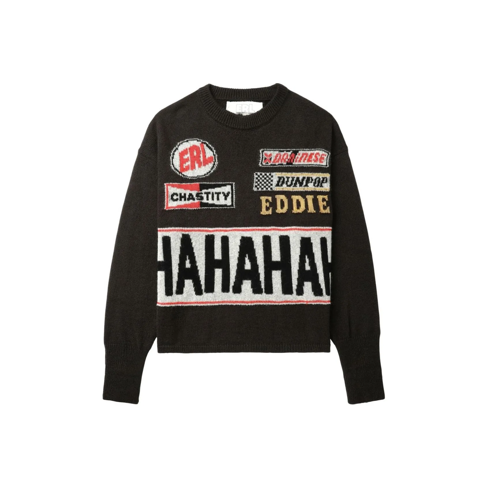ERL Slogan intarsia Jumper