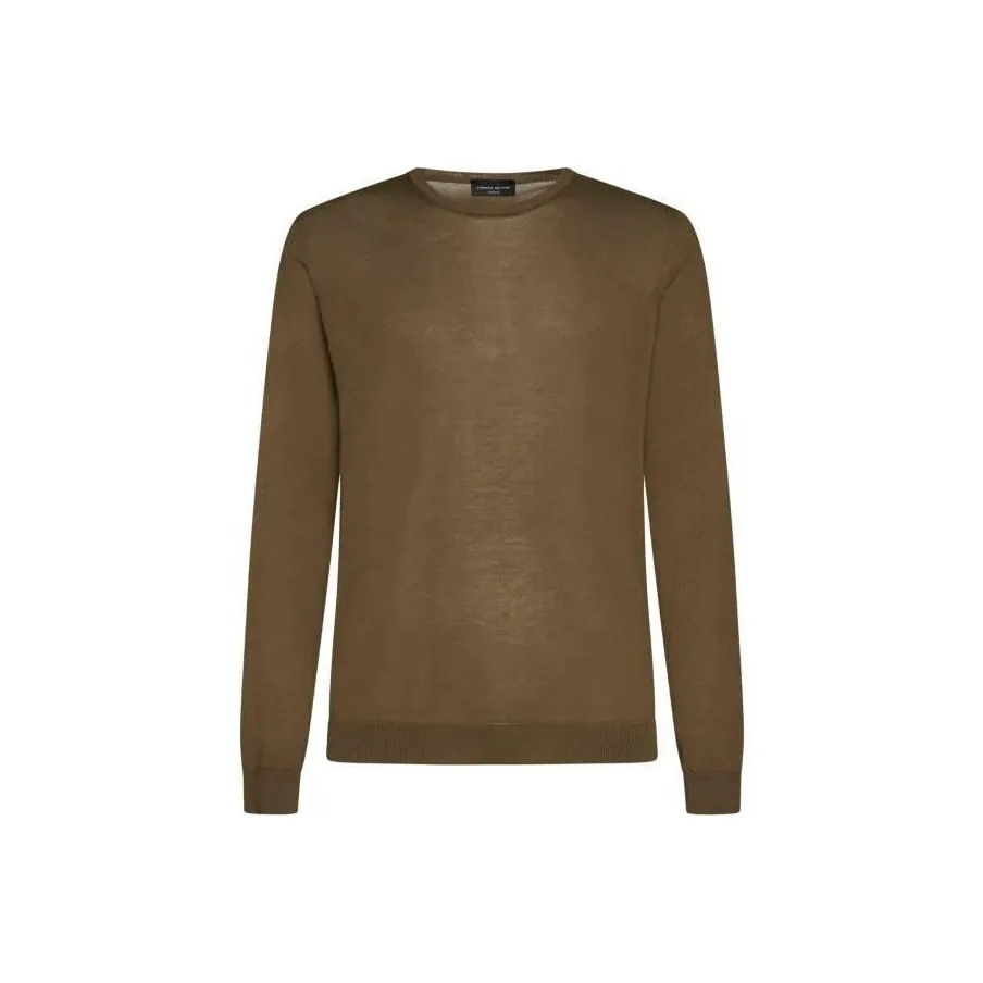 ROBERTO COLLINA Long Sleeved Crewneck Sweater