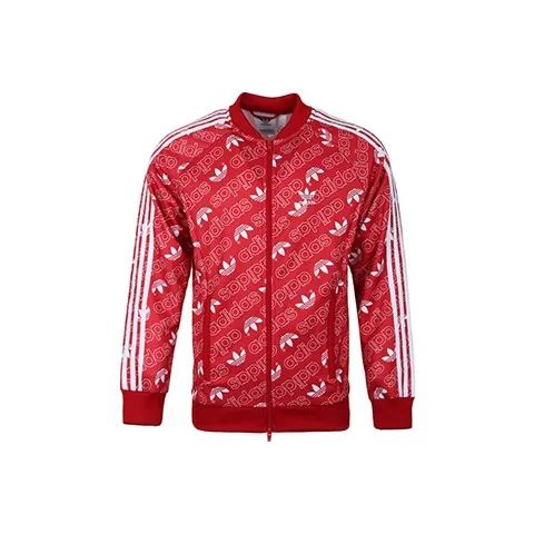 Adidas Originals MONOGRAM TT Куртка Мужская Красная