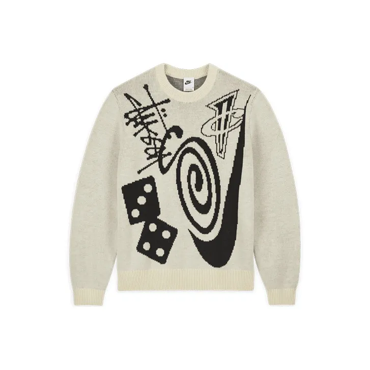 Stussy X Nike Icon Knit Sweater 'Natural'