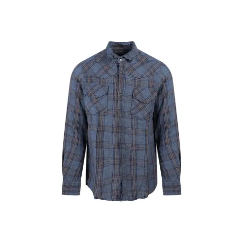 ORIGINAL VINTAGE STYLE Blue Мужские Рубашки