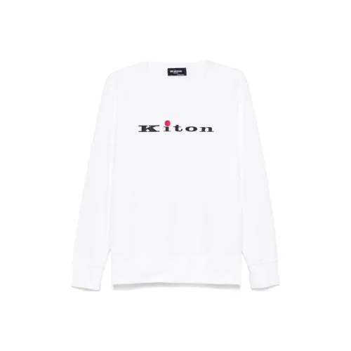 KITON Белый Мужские Свитшоты