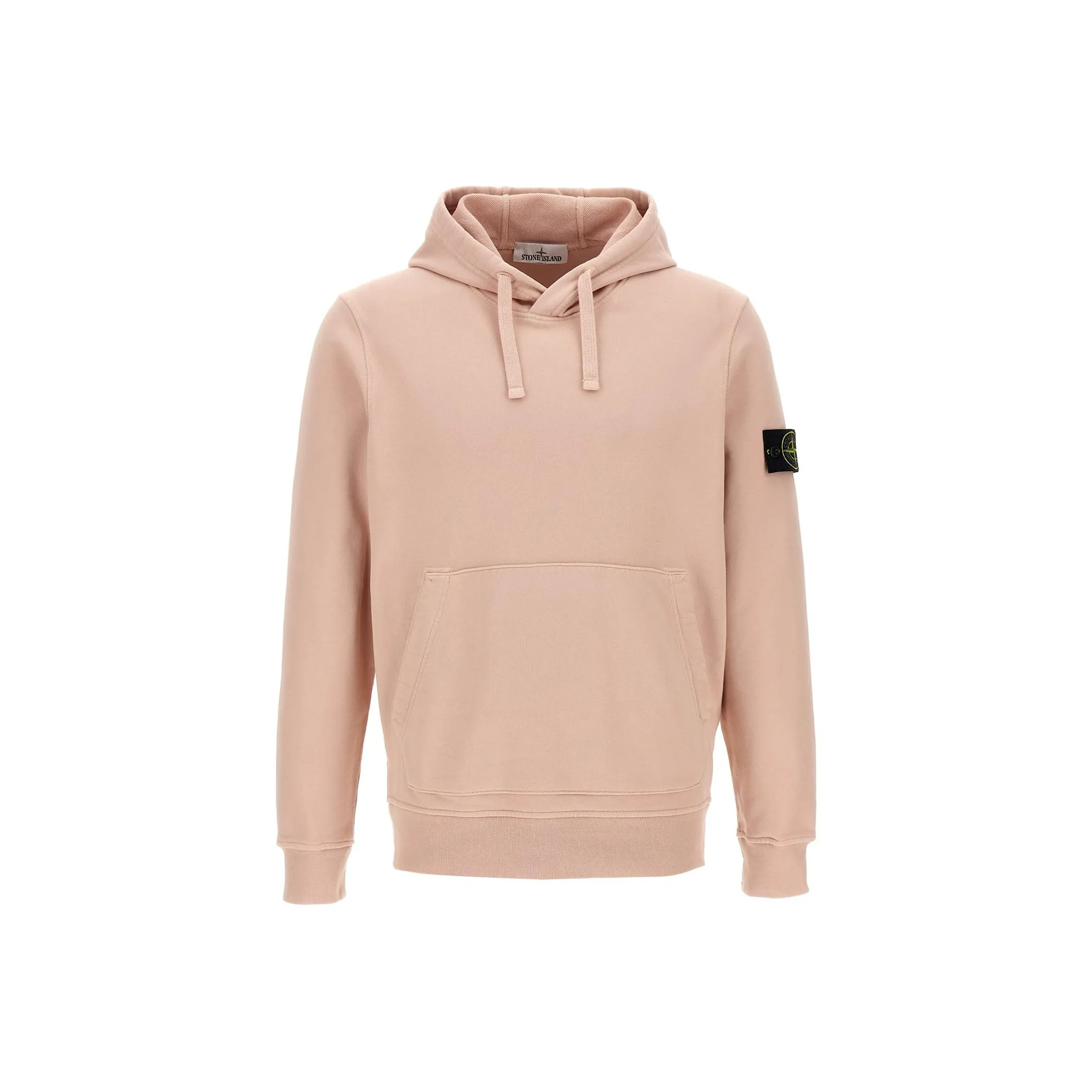 STONE ISLAND Толстовка Унисекс Цвет вишневого цветка Розовый