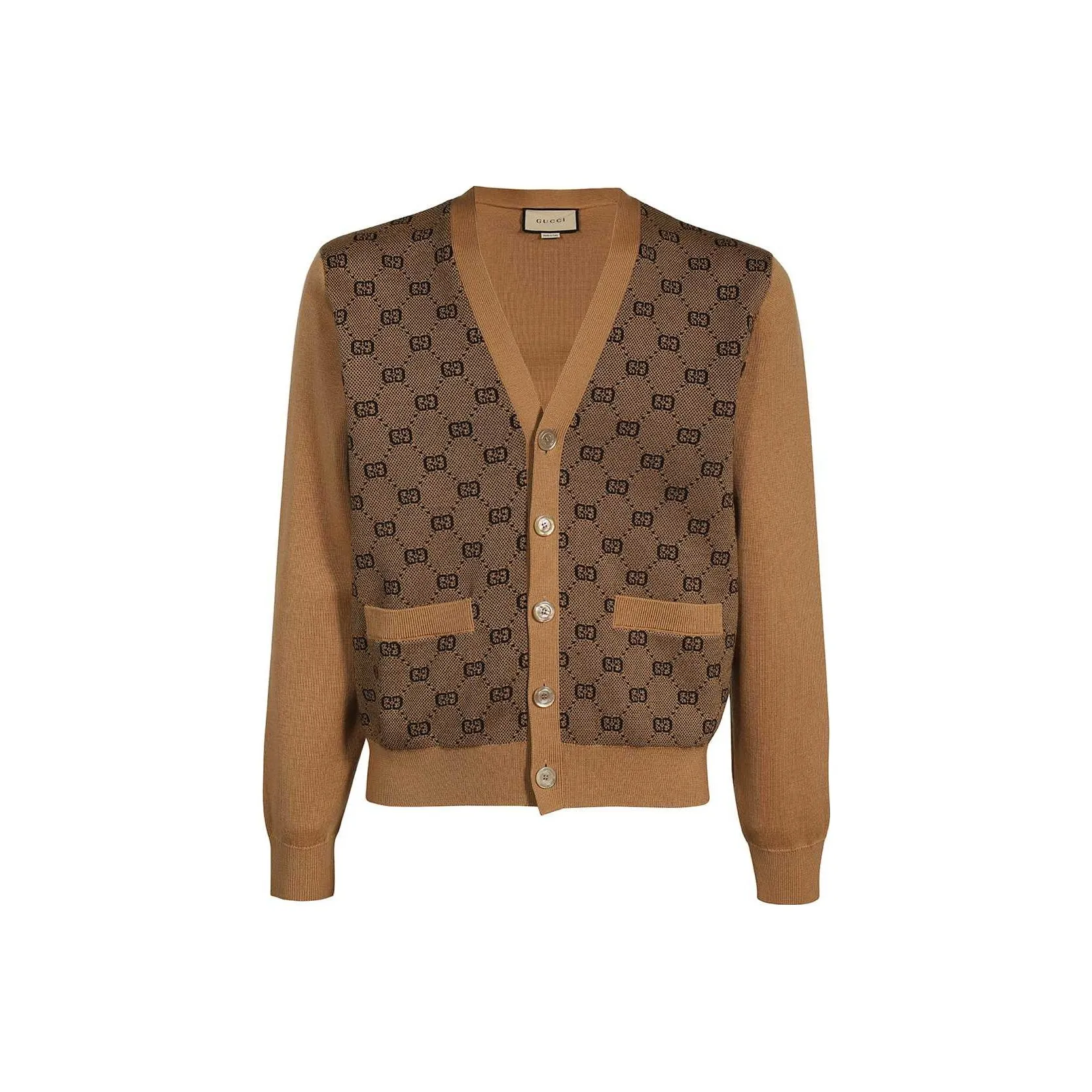 GUCCI Sweaters Men's Brown