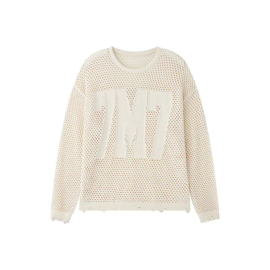 LOVE ME LATER Трикотаж Ткань Свитер Унисекс