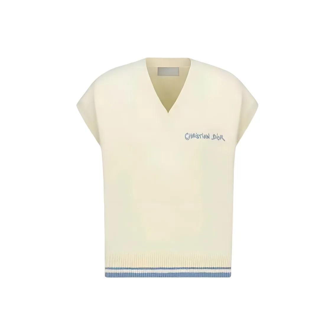 DIOR Logo Embroidered V Neck Vest