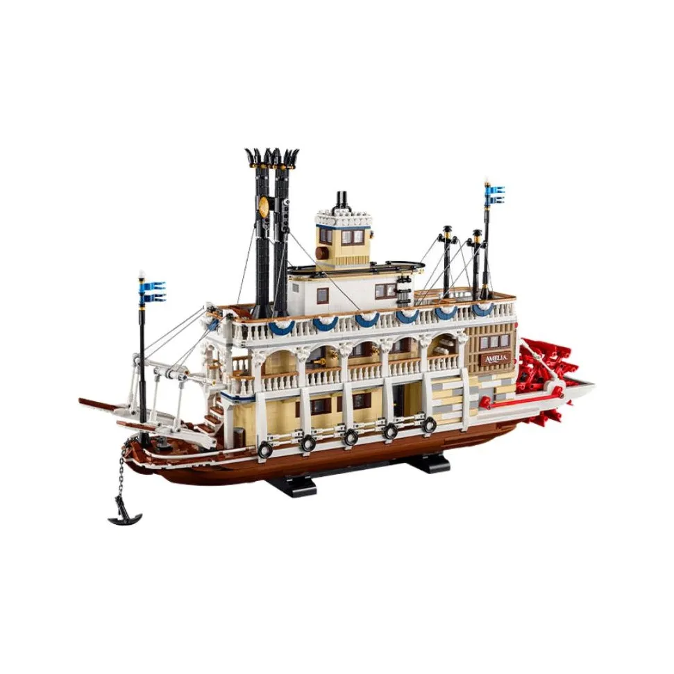 LEGO Canal Steamboat Конструкторы 4090 шт. 21356 Белый