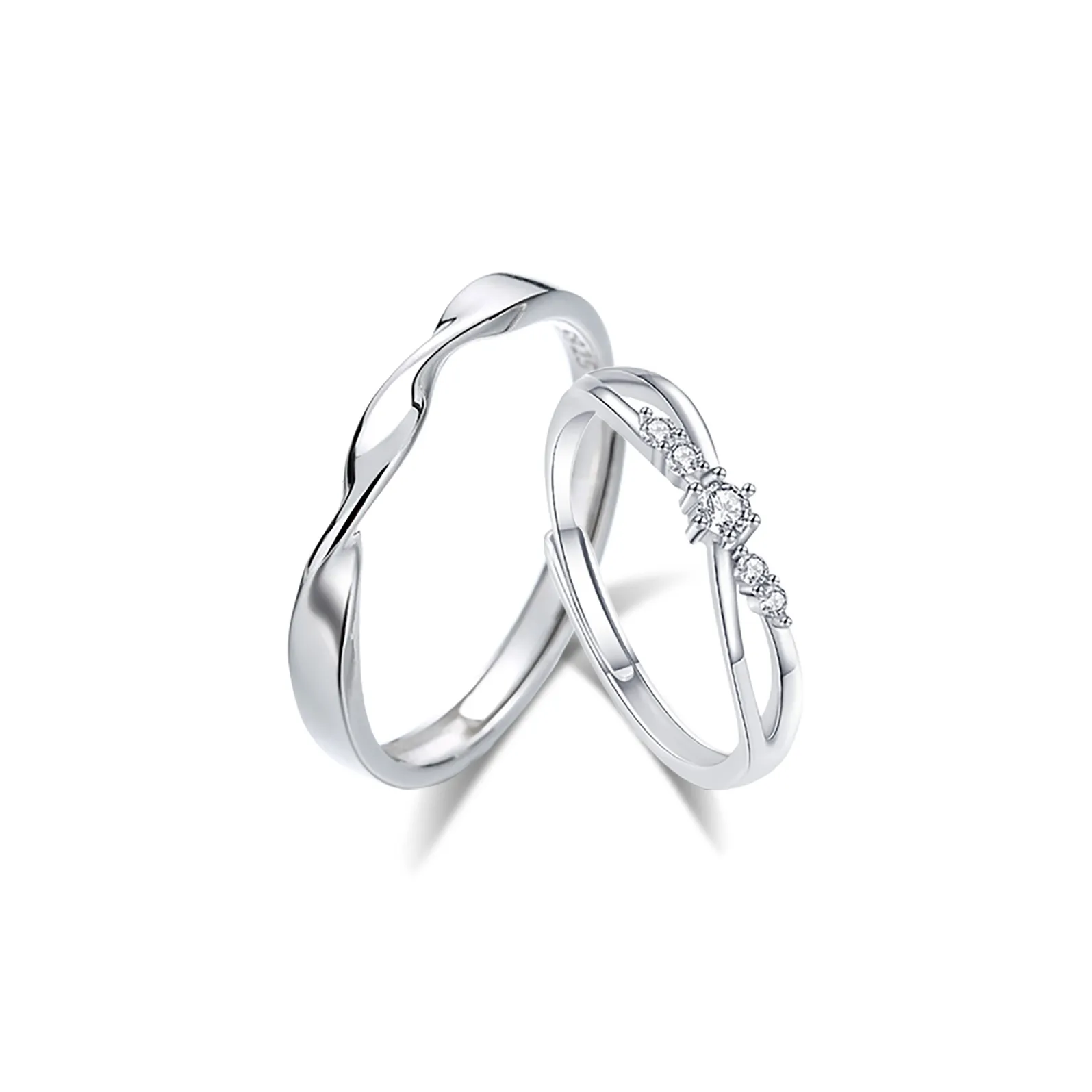 Zocai Colored Gemstone Rings Unisex