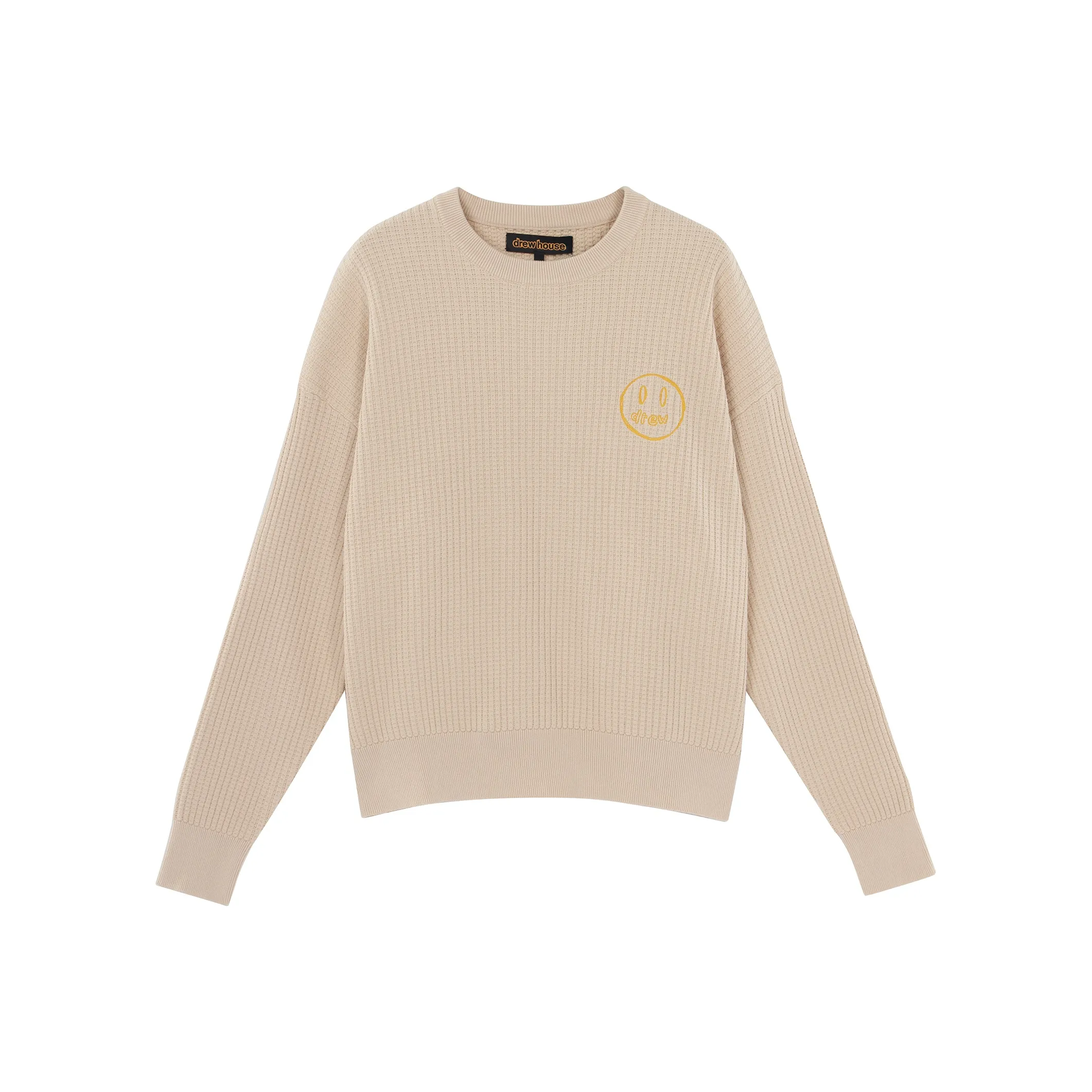 Drew House Smiley Collection Молочный белый Унисекс Свитеры