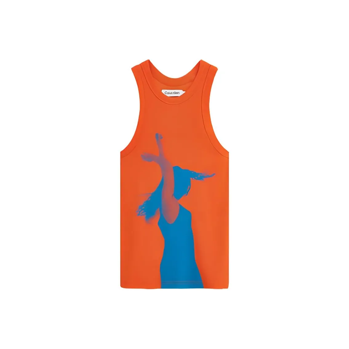 CALVIN KLEIN Tank Top Unisex Sunset Orange