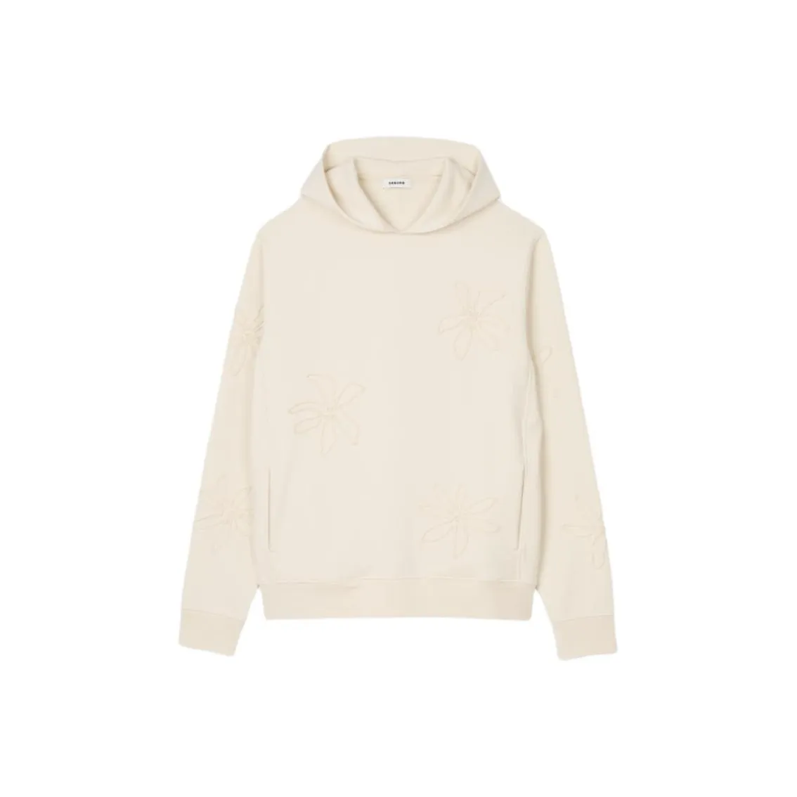Sandro Floral embroidered Jersey Hoodie
