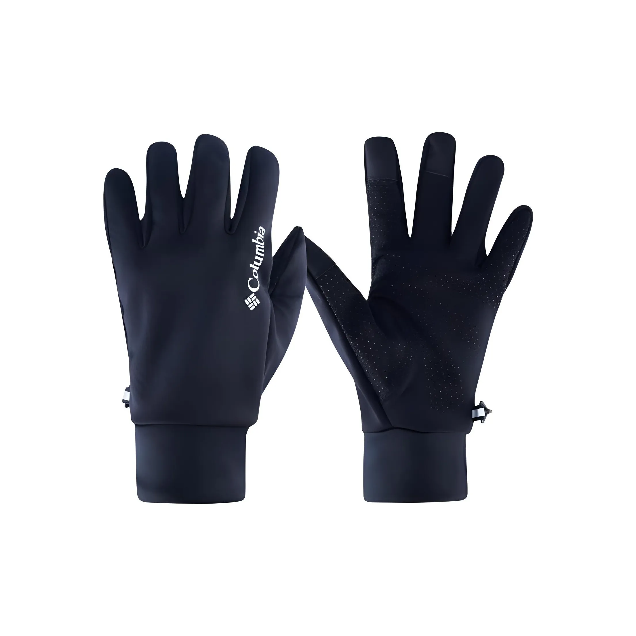 Columbia Полиэстер Эластан Перчатки Мужские Черные