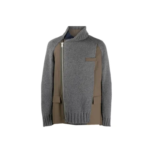sacai Серый Мужские Свитеры