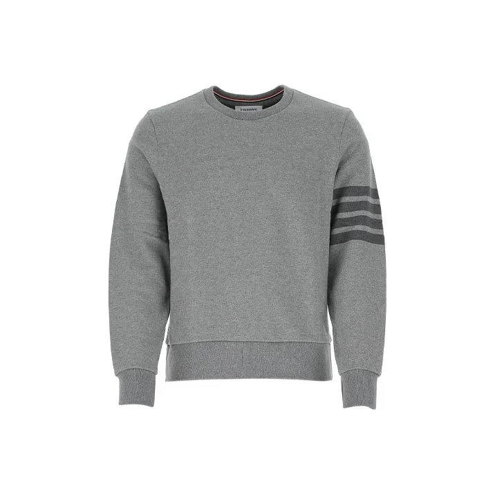 THOM BROWNE Серый Мужской Трикотаж