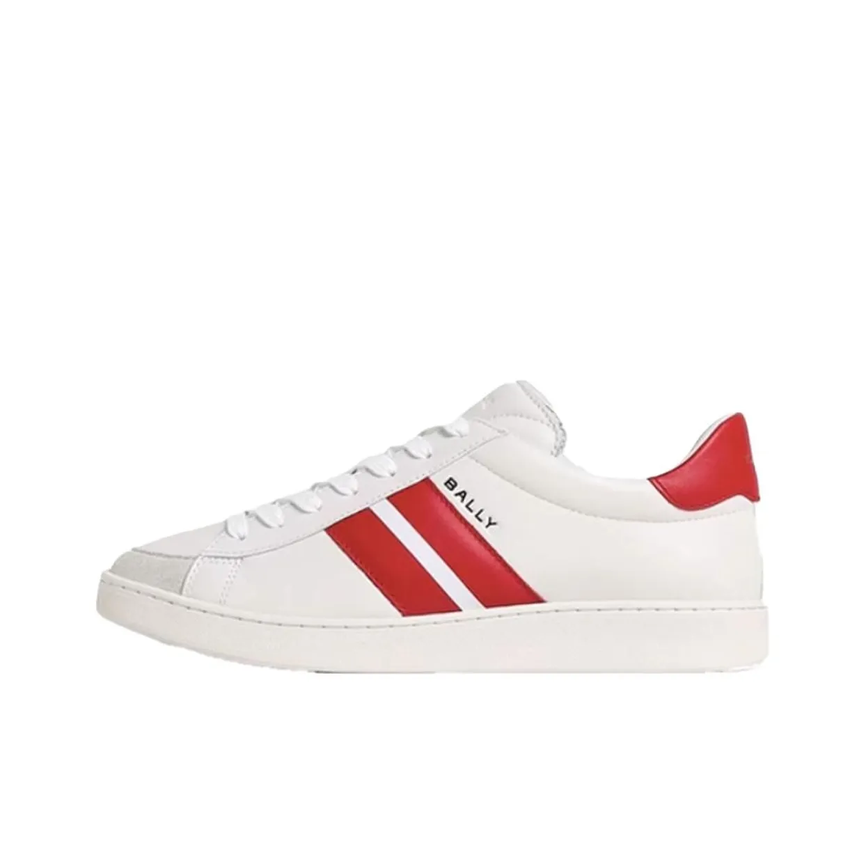 BALLY Низкий топ Скейтборд Кроссовки Мужские Бежево-красные