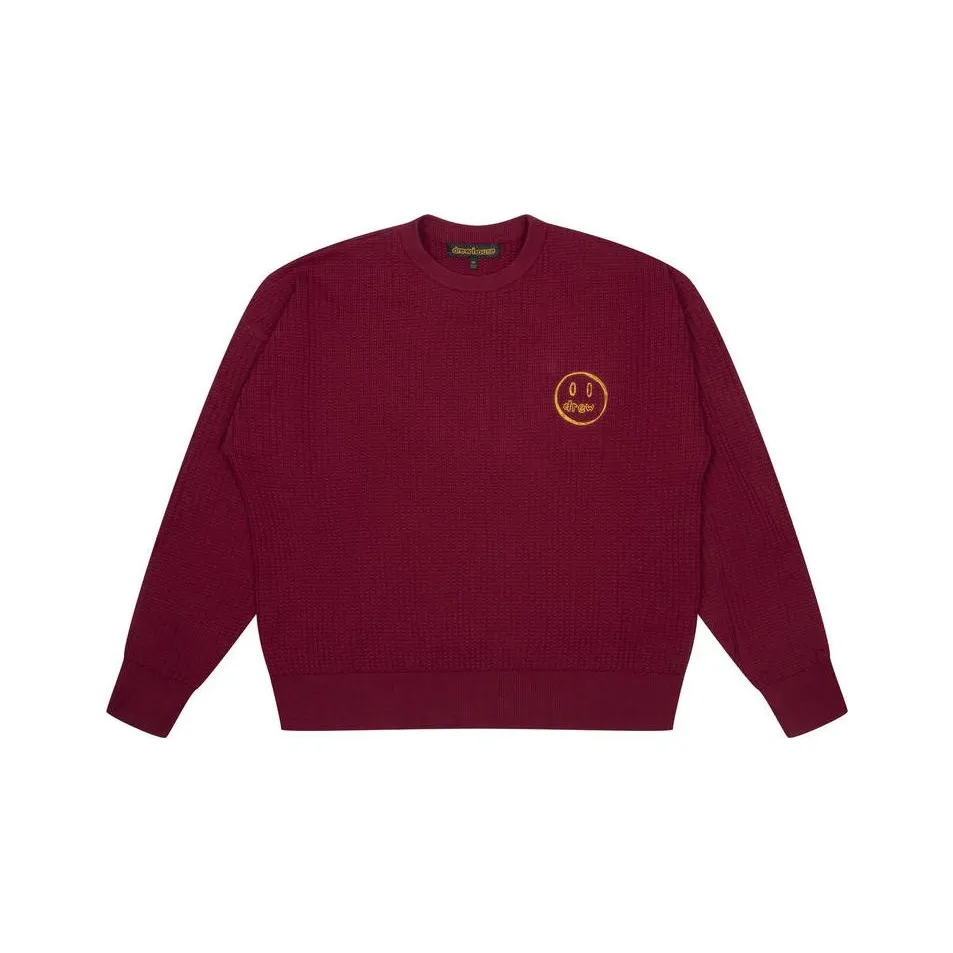 Drew House Sweaters Unisex Burgundy