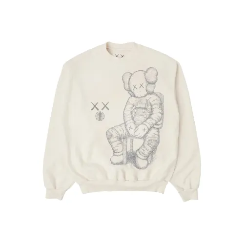KAWS Бежевый Мужские Свитшоты