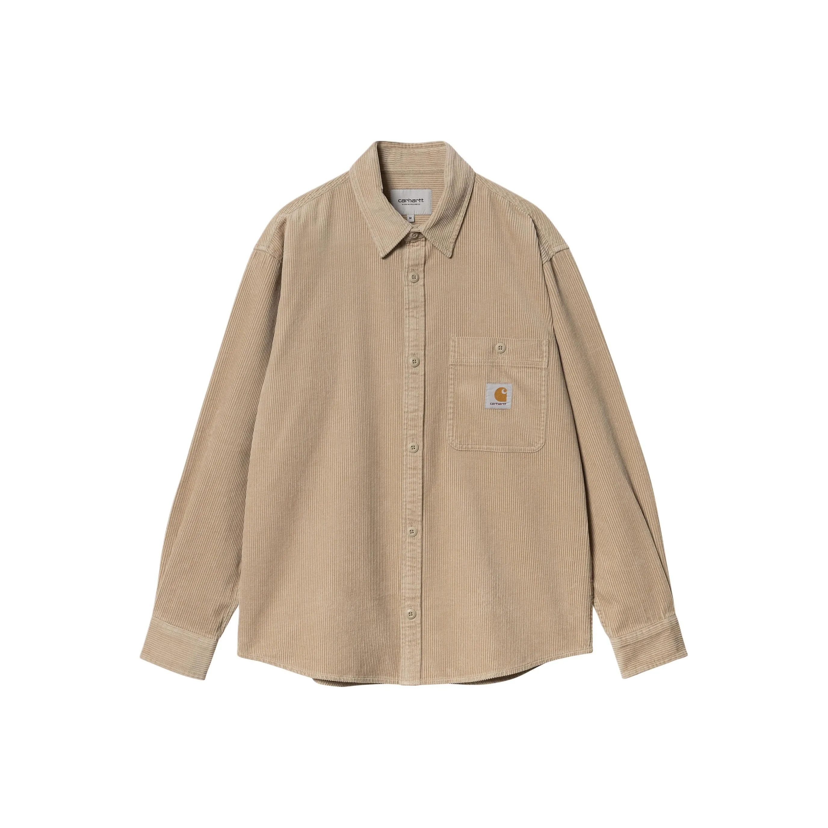 Carhartt WIP L S Flint Рубашка Мужская Светлый хаки