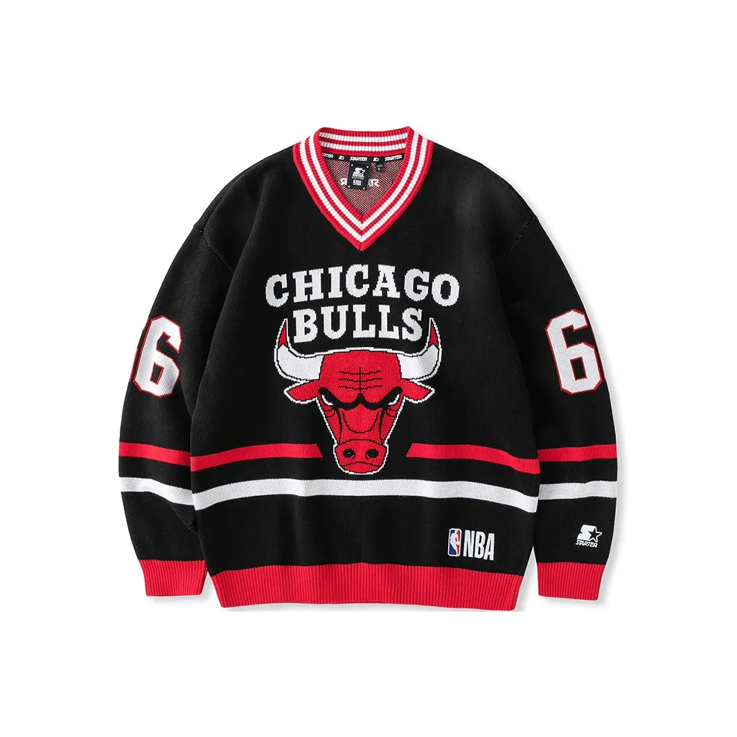 STARTER x NBA Свитер Bulls Team Unisex Black