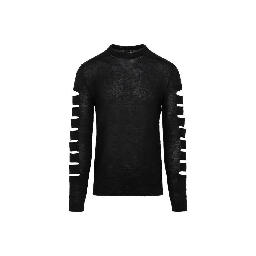 RICK OWENS Cut Out Detailed Crewneck Jumper