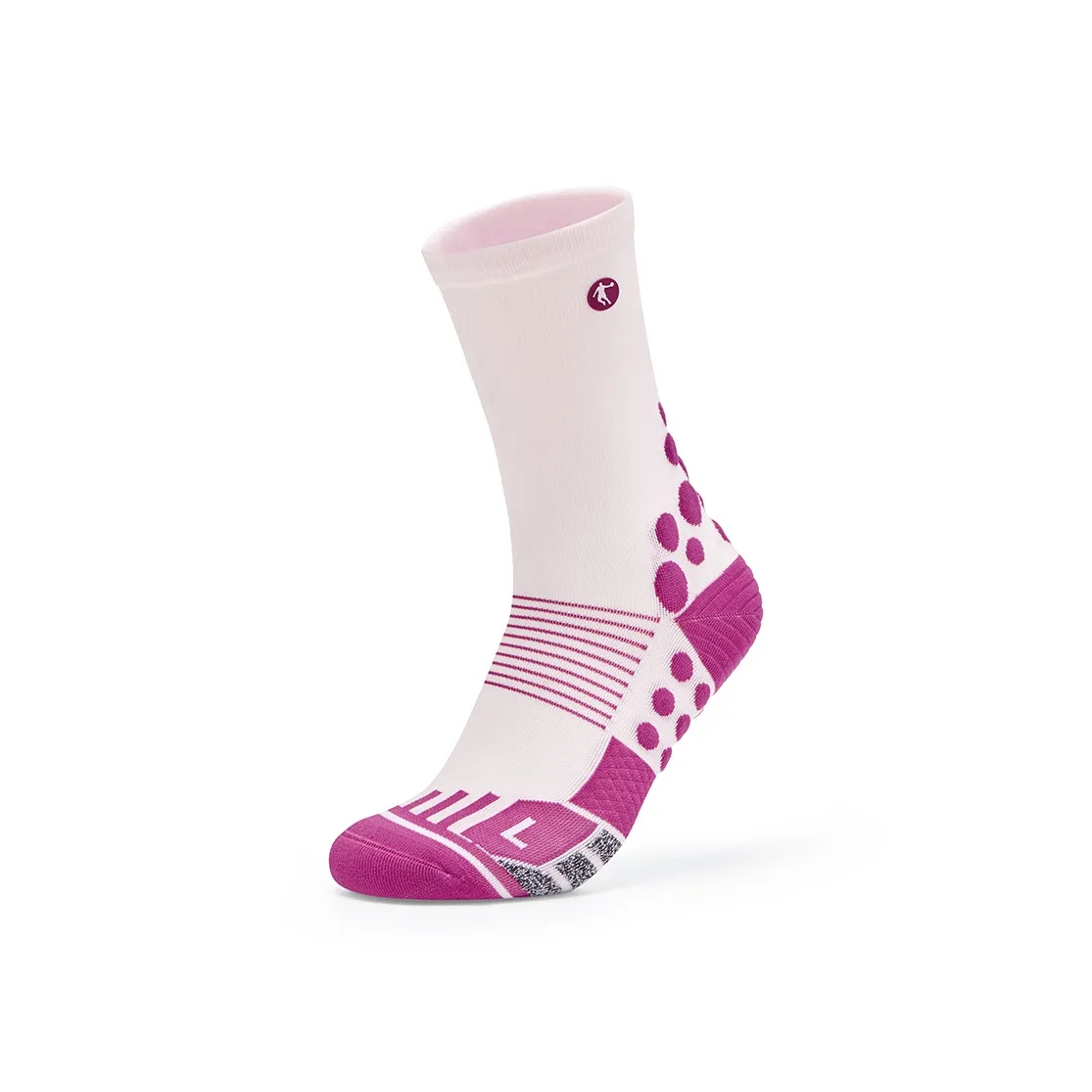 QIAODAN Running Socks Women's 1 Pack Moon Viewing Pink