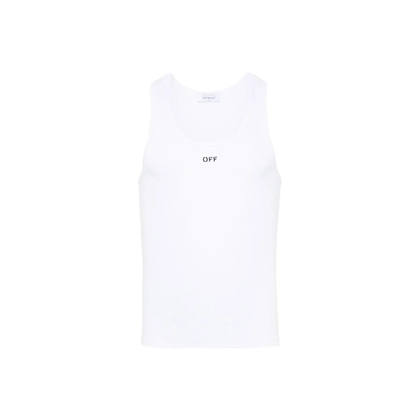 OFF-WHITE Logo-print Cotton Tank Top