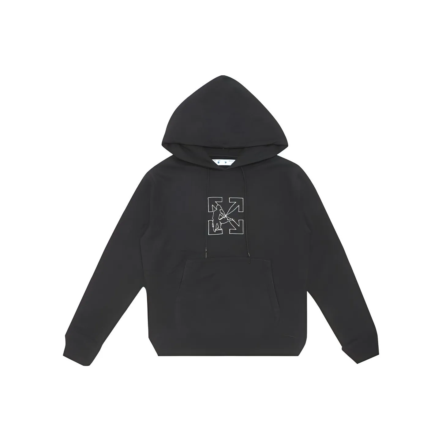 OFF Белый FW20 Свитшот Мужской Черный