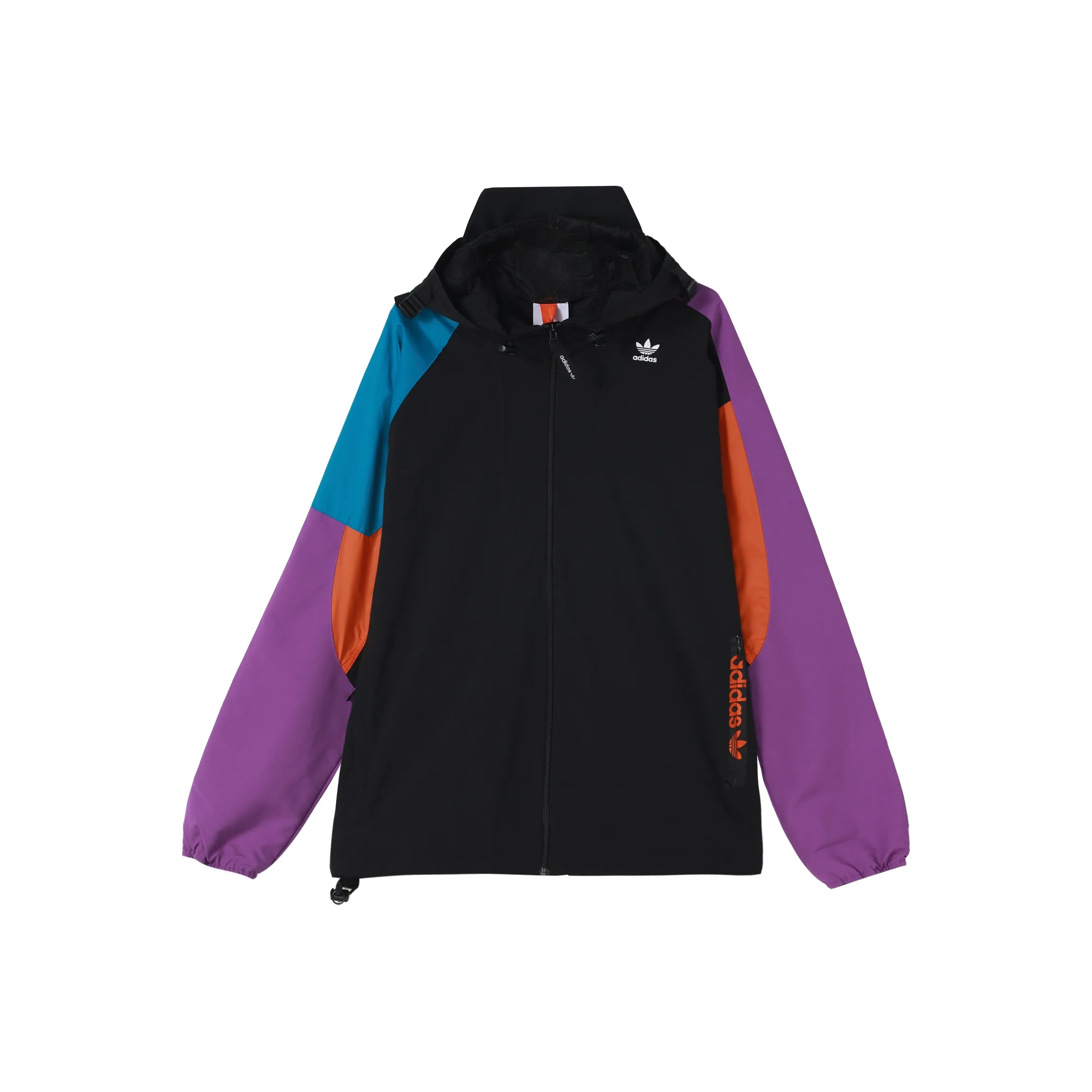 adidas originals Colorblock Athleisure Casual Sports Jacket Black