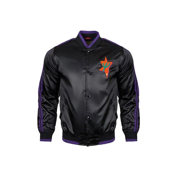 Mitchell Ness Jackets Men's Black