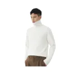 화이트 기모 터틀넥