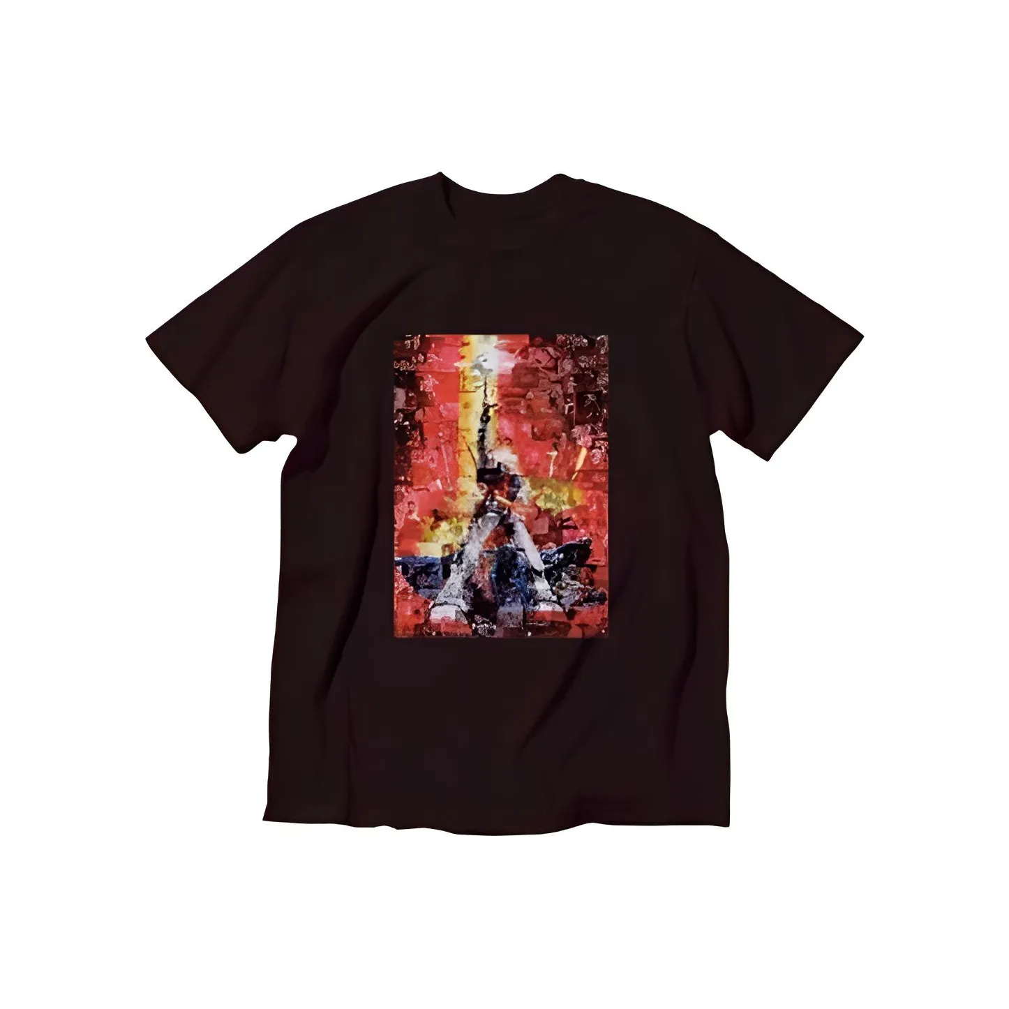 UNIQLO Черная унисекс футболка