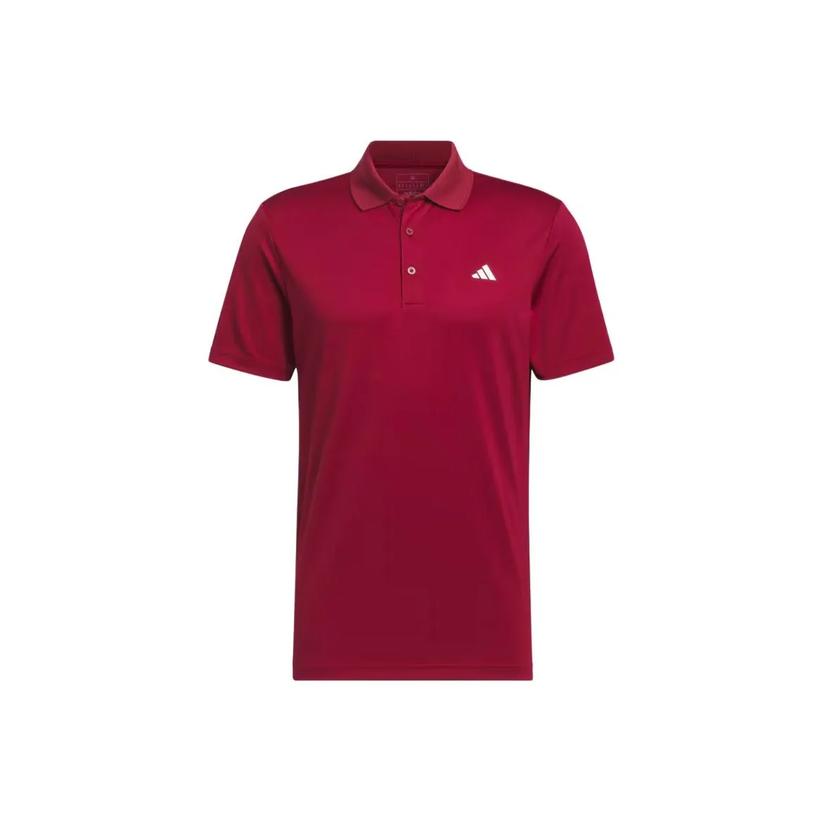 Adidas Polo Shirts Men Burgundy Preppy Color