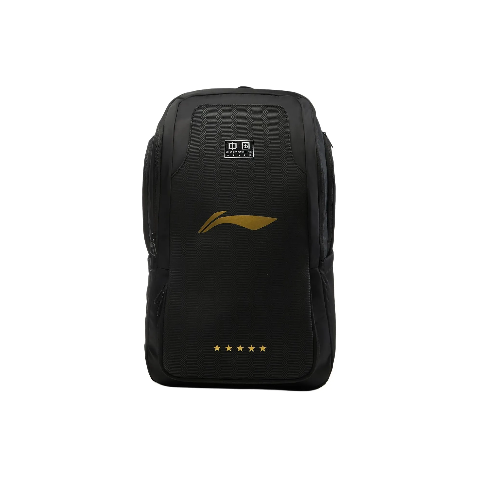 LINING Table Tennis Series Нейлоновый рюкзак стандартный унисекс черный