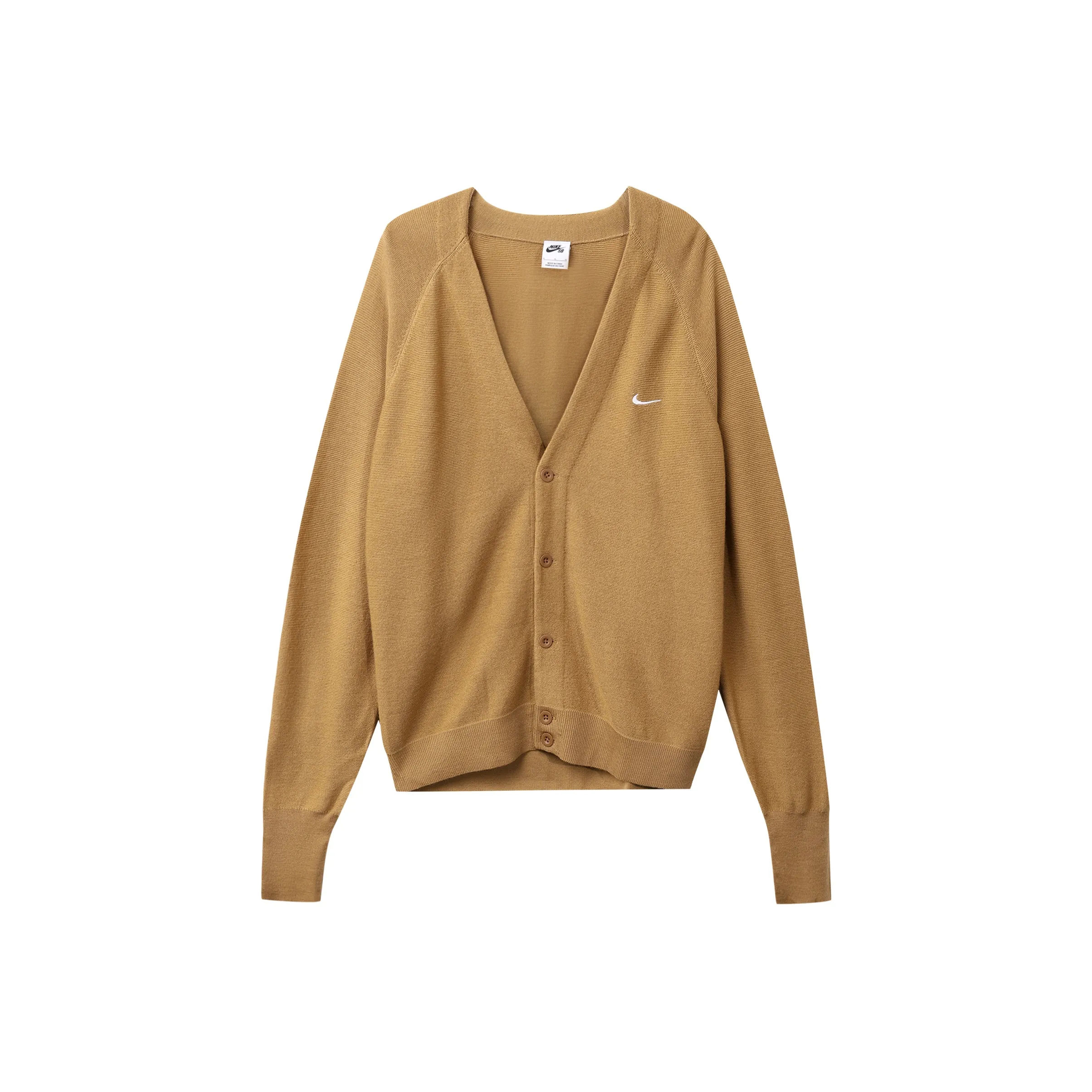 Nike SB Skateboard Cardigan Asia Sizing Elemental Gold