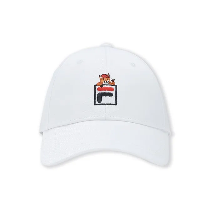 FILA X MAISON KITSUNE Хлопок Бейсболки Унисекс Стандартный Белый
