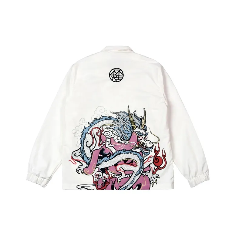 WOOKONG COACH JACKET Унисекс Белый