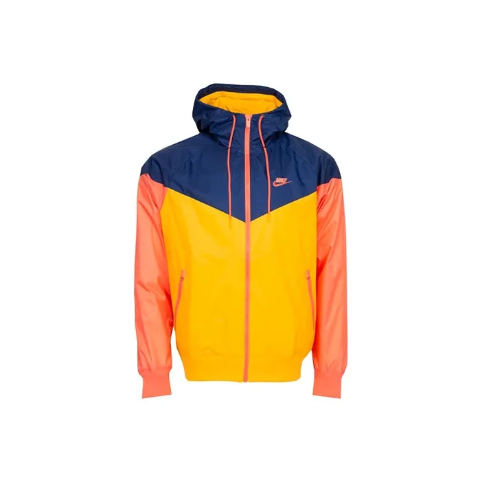 Nike Желтый Синий Многоцветный Мужской Куртки