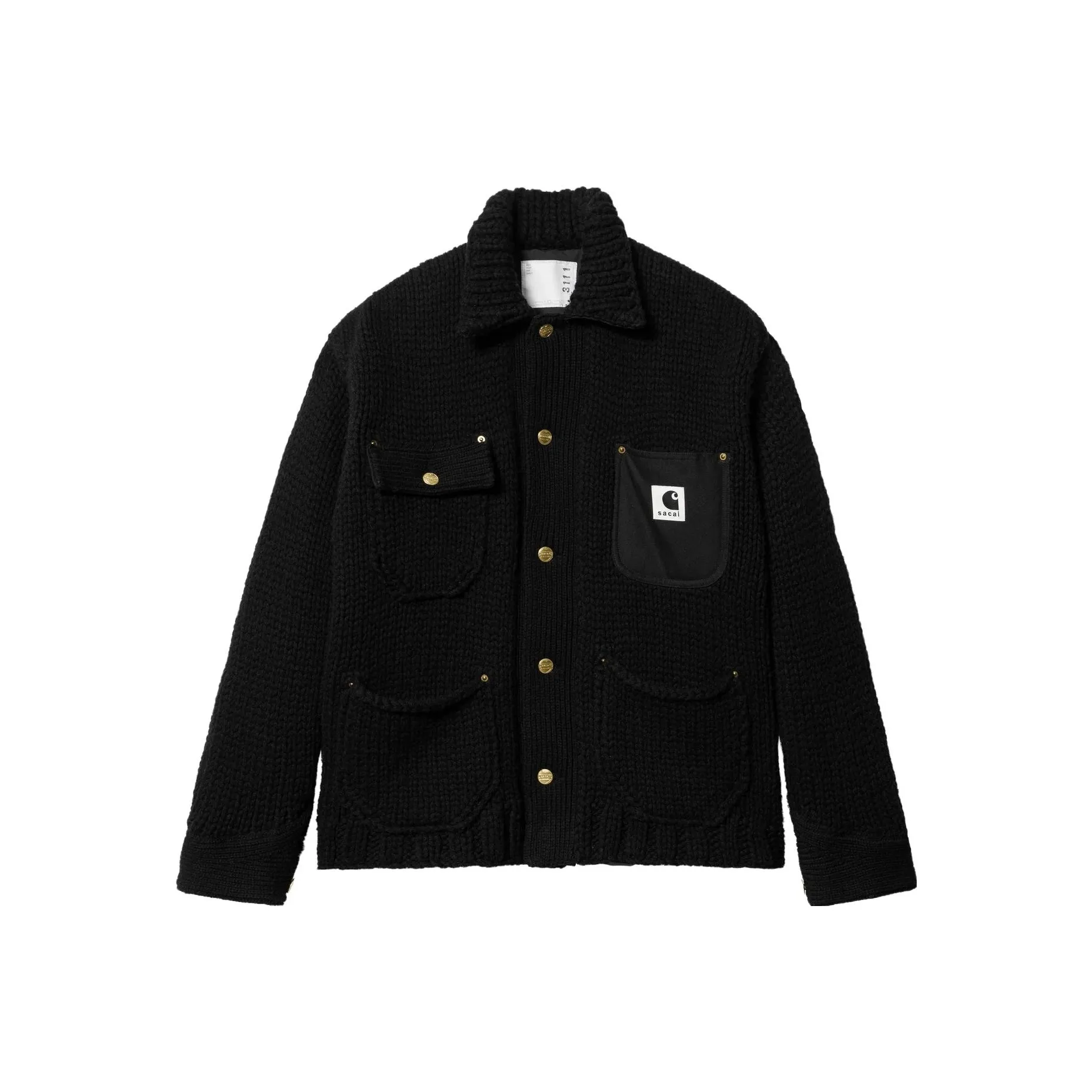 Sacai X Carhartt Wip Knit Michigan gucci jacket