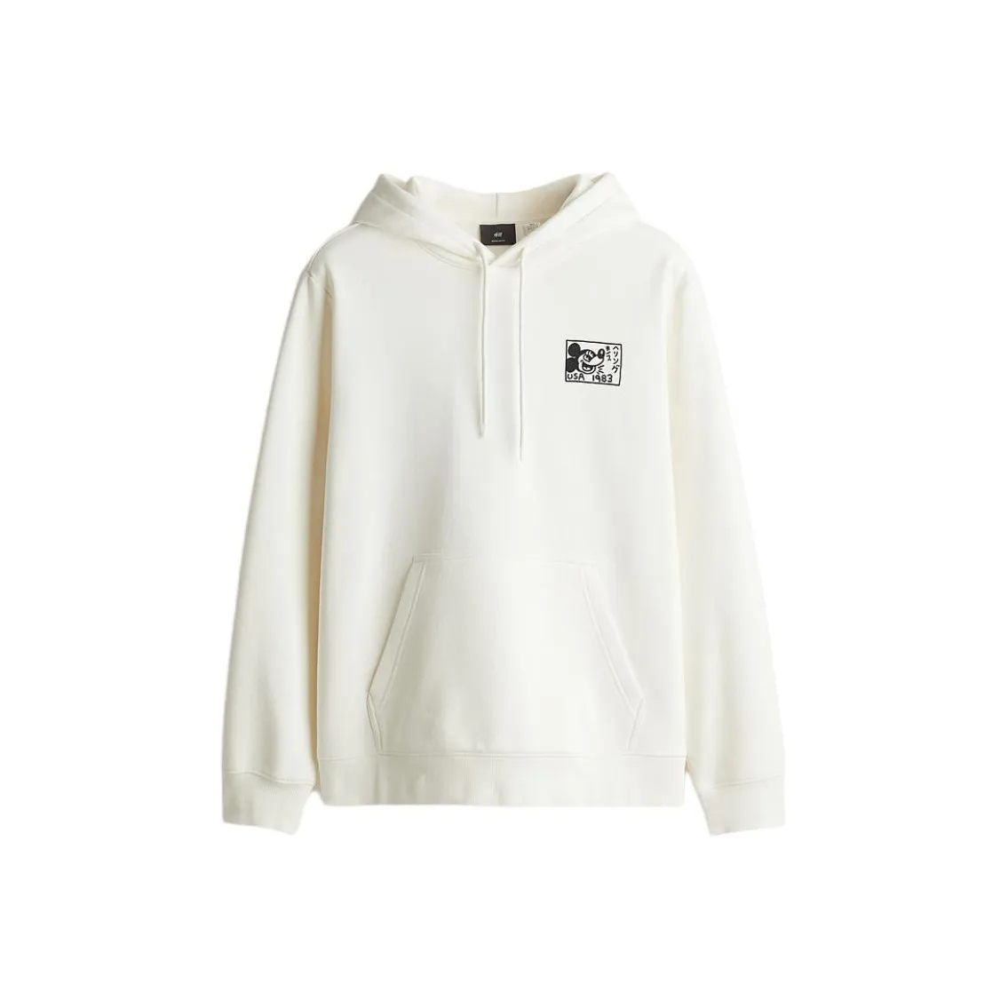H&M Sweatshirt Men's White/Mickey Mouse