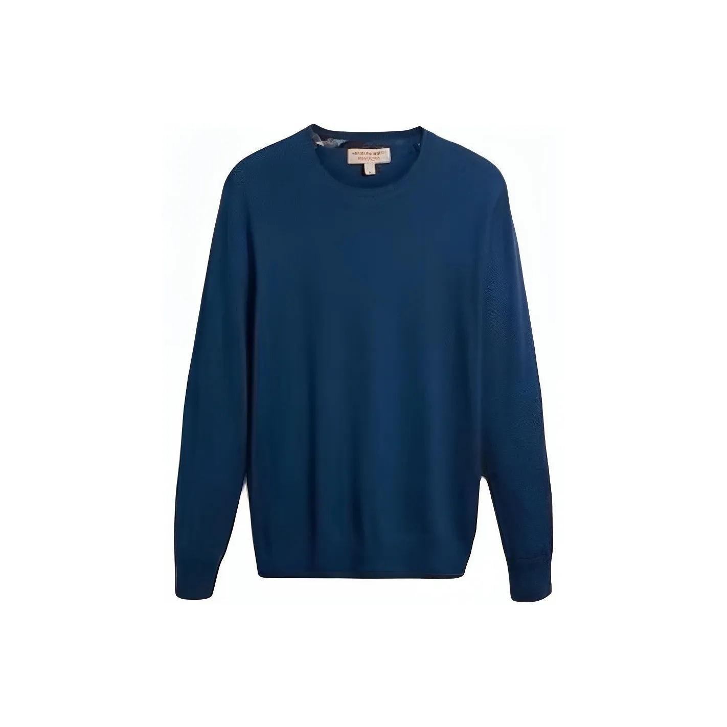 Burberry Кашемир Свитер Мужской Темно-циановый