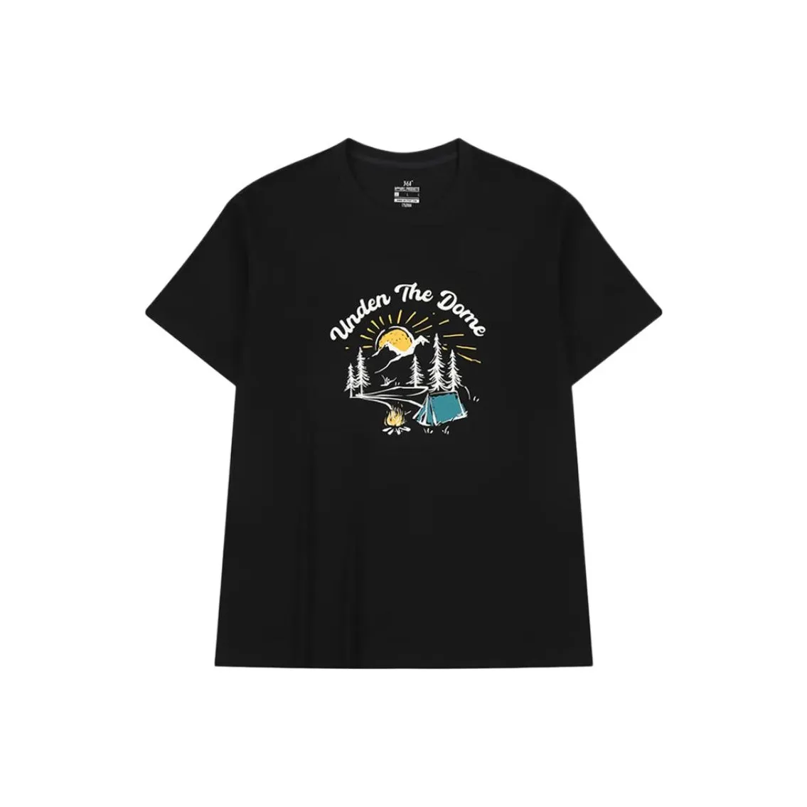 361° T-Shirt Унисекс Супер Черный