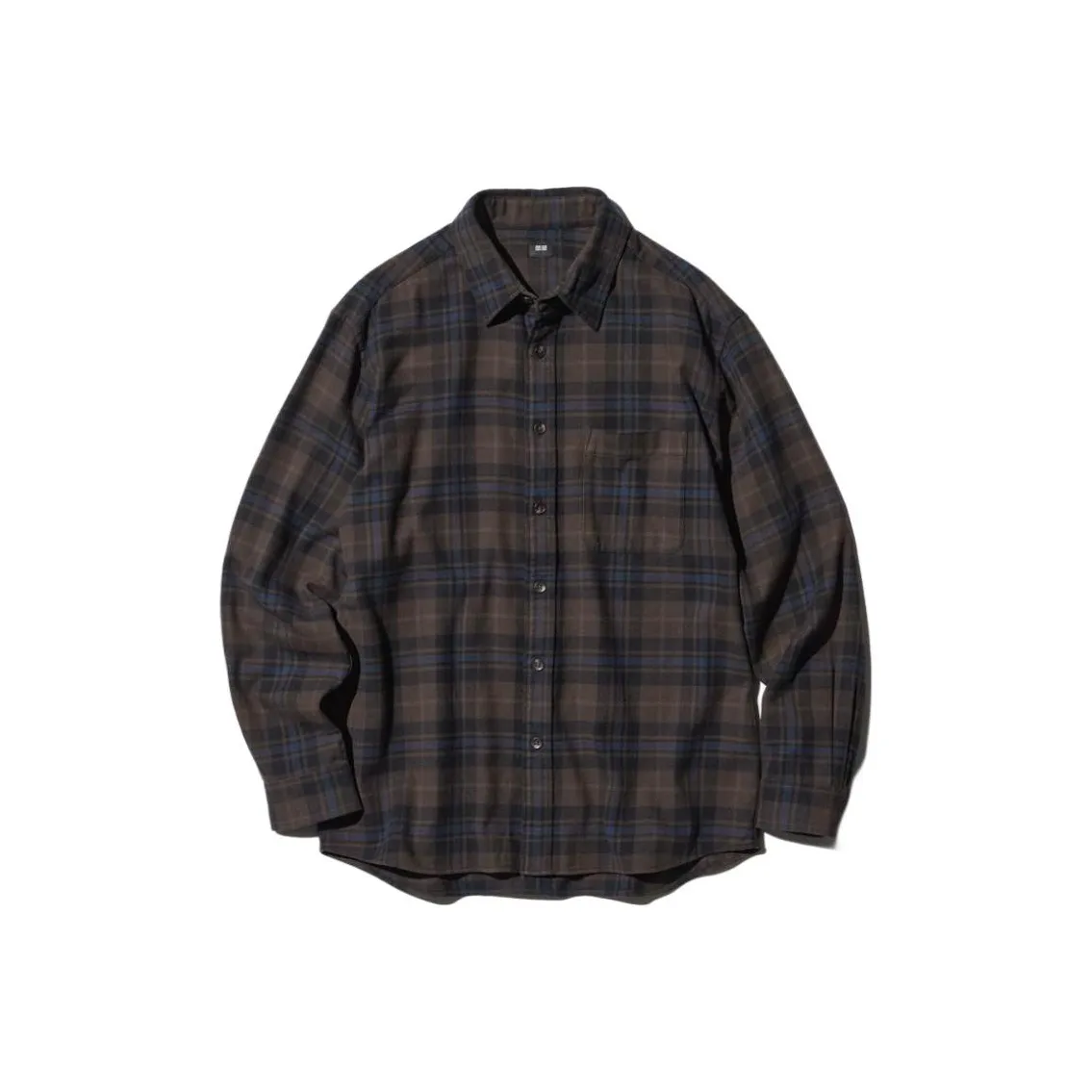 UNIQLO Shirts Men Dark Coffee